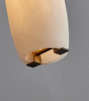 Alabaster Flute Pendant Light