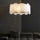 Alabaster Lorry Round Chandelier