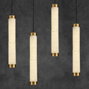 Strip Alabaster Chandelier