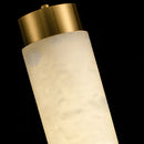 Strip Alabaster Chandelier