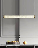 Strip Alabaster Chandelier