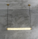 Strip Alabaster Chandelier