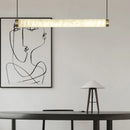 Strip Alabaster Chandelier