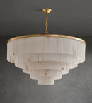 Modern Marble Tiered Chandelier