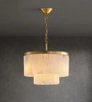 Modern Marble Tiered Chandelier