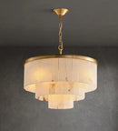 Modern Marble Tiered Chandelier