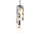 Cylindrical Marble Pendant Lamp