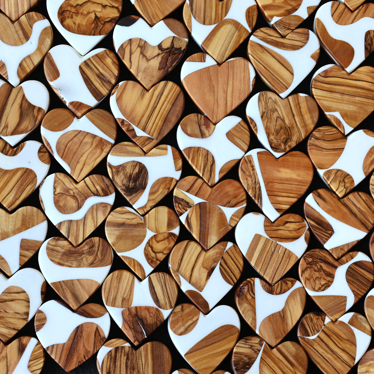 Reclaimed Olive & Resin Hearts, photo 6 of 10