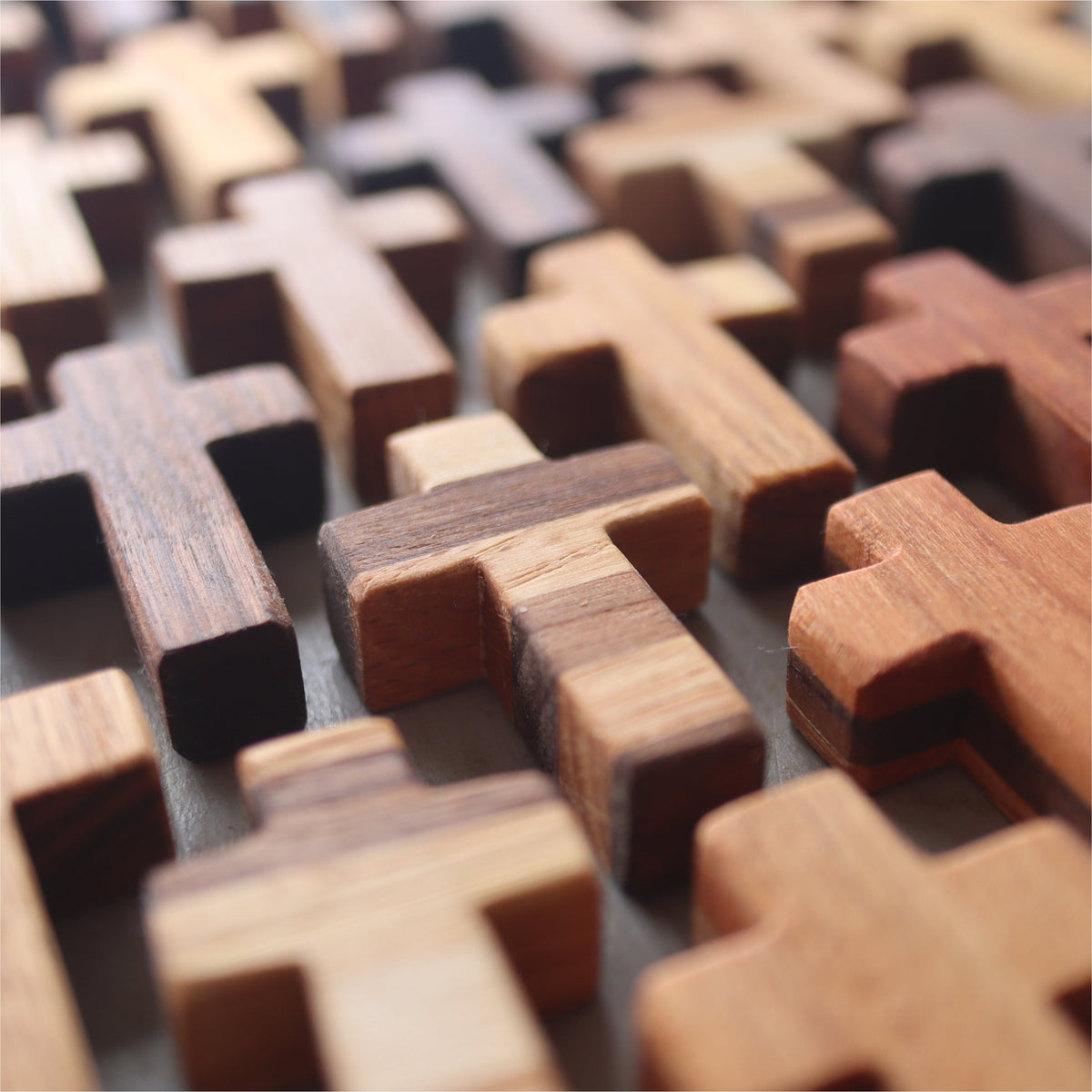 Handmade Wooden Pocket Crosses, photo 9 of 19