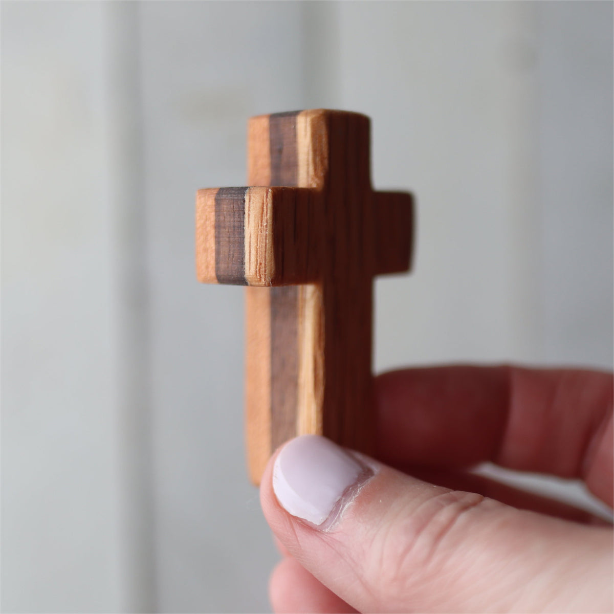 Handmade Wooden Pocket Crosses, photo 6 of 19