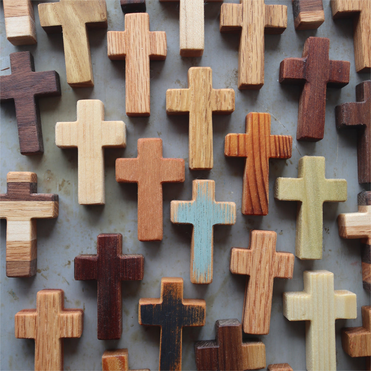 Handmade Wooden Pocket Crosses, photo 3 of 19