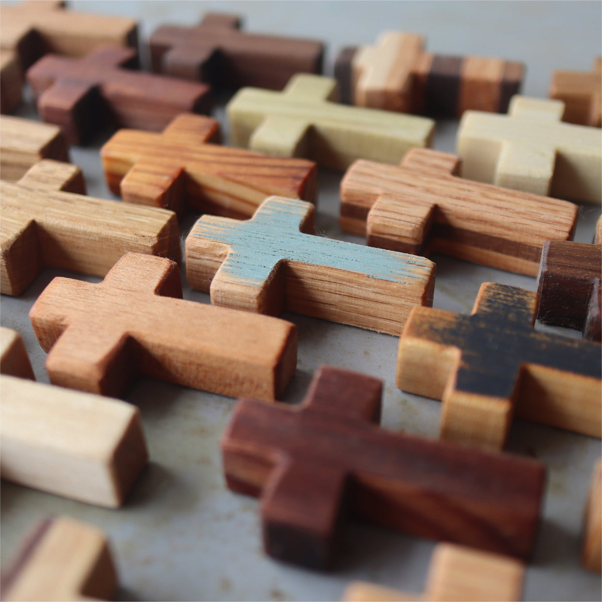 Handmade Wooden Pocket Crosses, photo 7 of 19