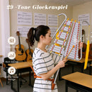 Marching Glockenspiel 29 Note Bell Lyre for Marching Band-Silver by LJGDeals