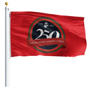 Marine 250th Anniversary Flag 3'x5' *Official* Made in USA by Flagman of America