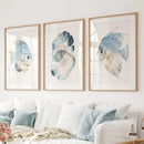 Modern Watercolor Coastal Prints. Fish Wall Art Posters by Wall Art Set