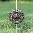 Revolutionary War Veteran Grave Marker & Flag Holder with Aluminum Ground Spike | Made in USA by Flagman of America