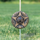 WWI Veteran Grave Marker & Flag Holder with Aluminum Ground Spike | Made in USA by Flagman of America