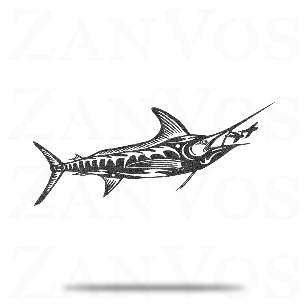 Marlin Chasing Bait