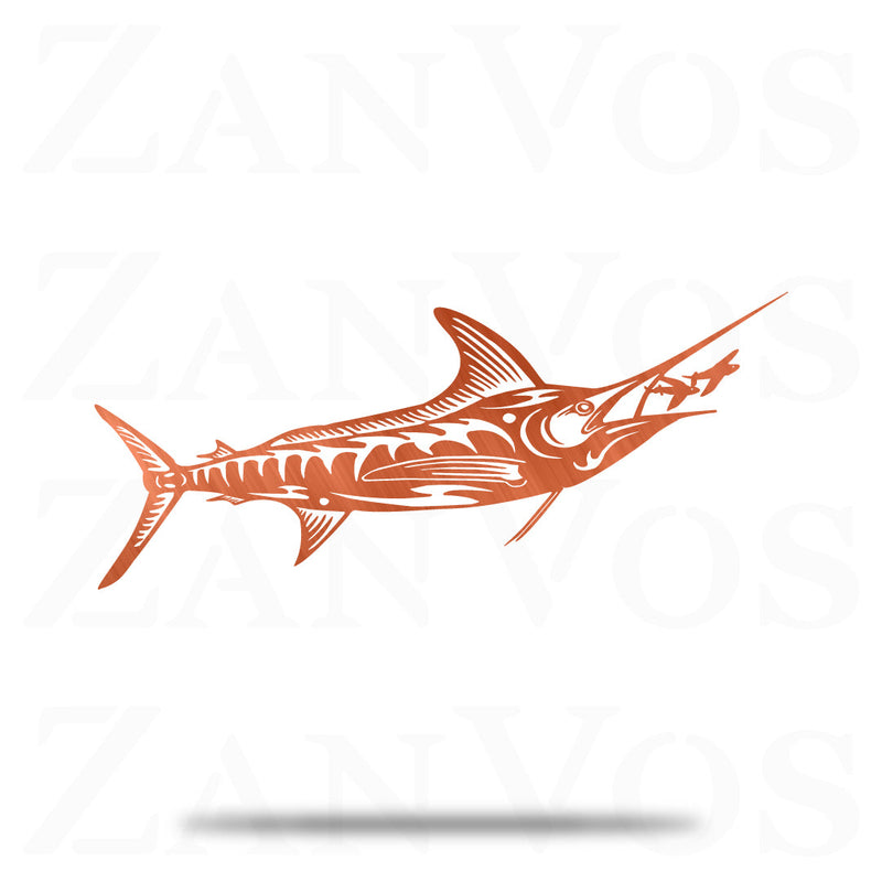 Marlin Chasing Bait