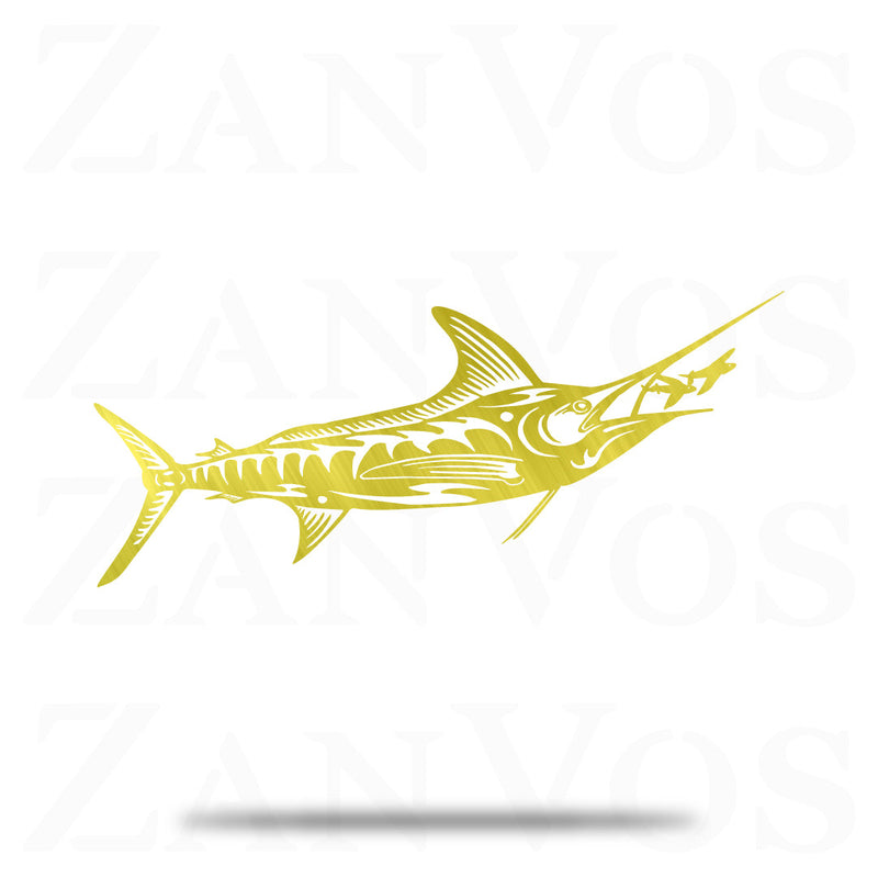 Marlin Chasing Bait