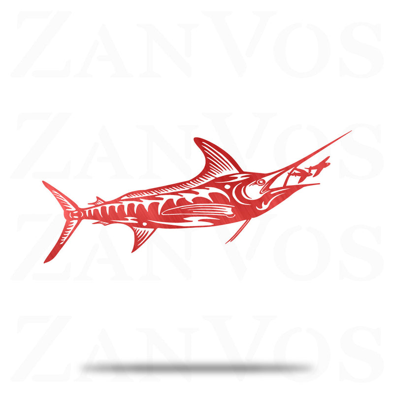 Marlin Chasing Bait