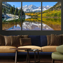 Maroon Bells Canvas Print, Maroon Lake Wall Art, Autumn by MyGreatCanvas | Canvas Wall Art Prints | Photo Prints & Wall Decor