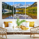 Maroon Bells Canvas Print, Maroon Lake Wall Art, Autumn by MyGreatCanvas | Canvas Wall Art Prints | Photo Prints & Wall Decor