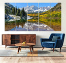 Maroon Bells Canvas Print, Maroon Lake Wall Art, Autumn by MyGreatCanvas | Canvas Wall Art Prints | Photo Prints & Wall Decor