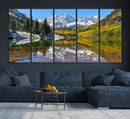 Maroon Bells Canvas Print, Maroon Lake Wall Art, Autumn by MyGreatCanvas | Canvas Wall Art Prints | Photo Prints & Wall Decor