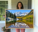 Maroon Bells Canvas Print, Maroon Lake Wall Art, Autumn by MyGreatCanvas | Canvas Wall Art Prints | Photo Prints & Wall Decor
