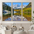 Maroon Bells Canvas Print, Maroon Lake Wall Art, Autumn by MyGreatCanvas | Canvas Wall Art Prints | Photo Prints & Wall Decor