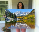 Maroon Bells Canvas Print, Maroon Lake Wall Art, Autumn by MyGreatCanvas | Canvas Wall Art Prints | Photo Prints & Wall Decor