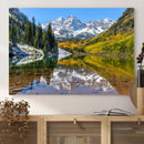 Maroon Bells Canvas Print, Maroon Lake Wall Art, Autumn by MyGreatCanvas | Canvas Wall Art Prints | Photo Prints & Wall Decor