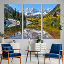 Maroon Bells Canvas Print, Maroon Lake Wall Art, Autumn by MyGreatCanvas | Canvas Wall Art Prints | Photo Prints & Wall Decor