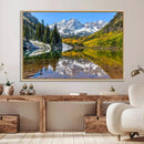 Maroon Bells Canvas Print, Maroon Lake Wall Art, Autumn by MyGreatCanvas | Canvas Wall Art Prints | Photo Prints & Wall Decor