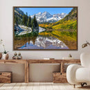 Maroon Bells Canvas Print, Maroon Lake Wall Art, Autumn by MyGreatCanvas | Canvas Wall Art Prints | Photo Prints & Wall Decor