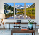 Maroon Bells Canvas Print, Maroon Lake Wall Art, Autumn by MyGreatCanvas | Canvas Wall Art Prints | Photo Prints & Wall Decor