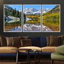 Maroon Bells Canvas Print, Maroon Lake Wall Art, Autumn by MyGreatCanvas | Canvas Wall Art Prints | Photo Prints & Wall Decor
