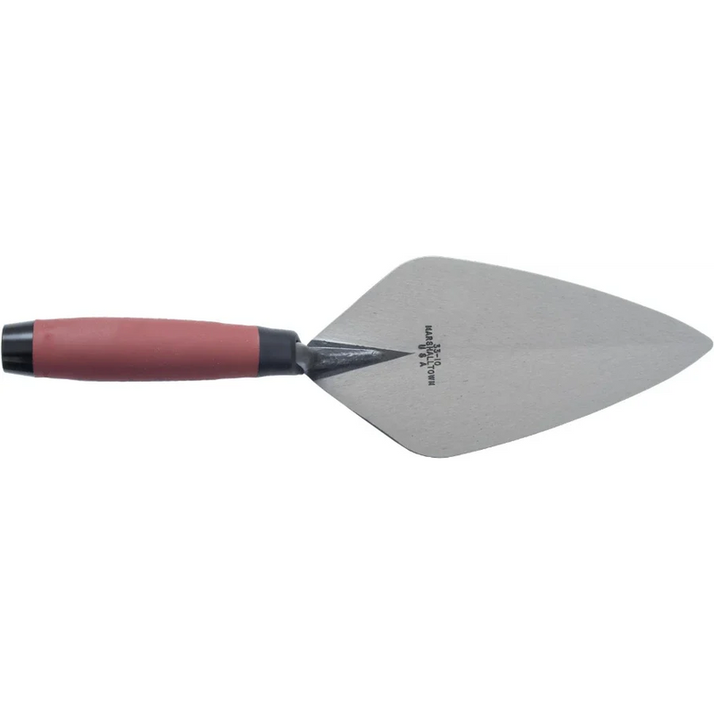 Marshalltown 10122 10.5" Brick Trowel London Pattern - DuraSoft Handle