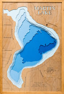 Martin Lake in Anoka County, Minnesota by Horn Dog Maps