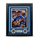 Marvin Harrison, Sr. & Jr. Indianapolis Colts Autographed 8" x 10" Framed Football Photo by Dynasty Sports & Framing