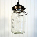 Mason Jar PENDANT Light Vintage Quart