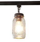 Mason Jar TRACK LIGHTING New Quarts Chain Trio by The Lamp Goods
