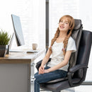 Massage Chair Pad with Heat and Vibration-Black by LJGDeals