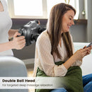Massage Gun Deep Tissue with 3 Switchable Massage Heads and 3 Modes-Black by LJGDeals