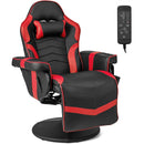 Massage Video Gaming Recliner Chair with Adjustable Height by LJGDeals