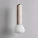 Matchstick Travertine Pendant Lamp