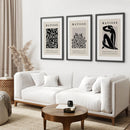 Black Beige Vintage Henri Matisse Wall Art Set by Wall Art Set