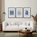 Henri Matisse Museum Blue Wall Art Print Set by Wall Art Set