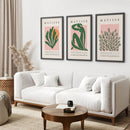 Pink Green Matisse Abstract Wall Prints Set by Wall Art Set